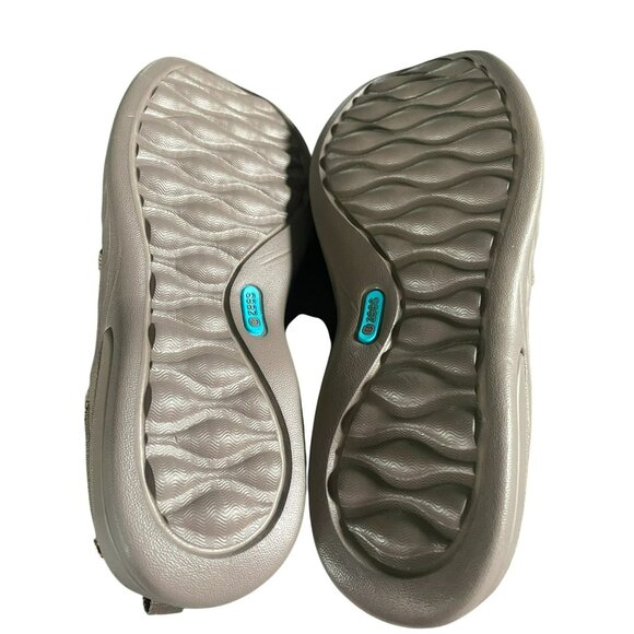 Bzees Womens Washable Slip-On Flats With Stretch Fabric & Decorative Straps In T - Picture 7 of 7